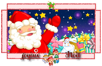 Gif joyeux Noël oiseaux